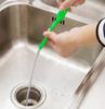 HJ Pipe Cleaner, Spiral Type, Removes Hair and Clogs, Clears Clogs, Wire, Long Type, for Drains, Drains, Sinks, and Bathrooms