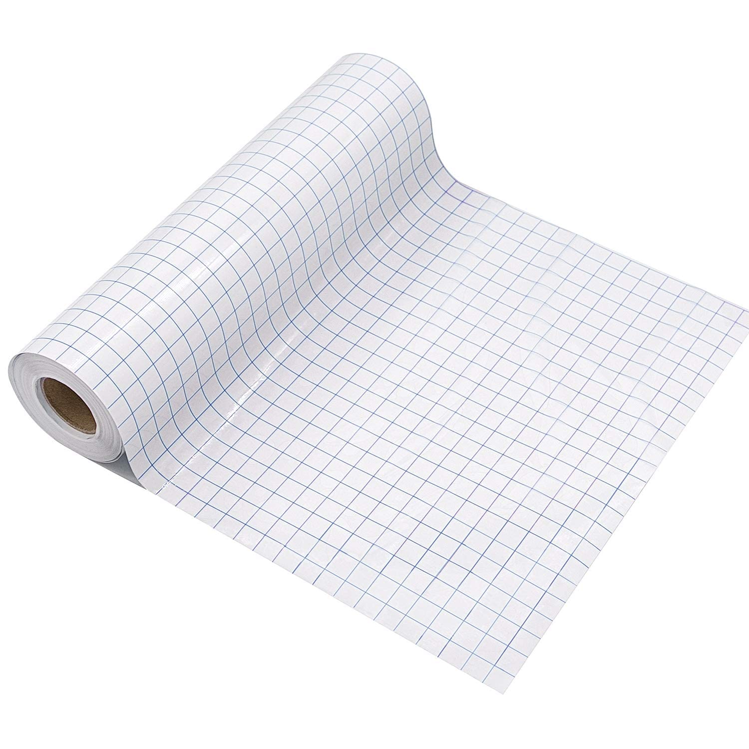 HTVRONT Transfer Sheet Blue 30*457cm Transparent Film Double-sided Red Grid Suitable for Transfer