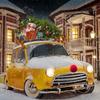 Car Reindeer Antlers & Nose Cotton Auto Holiday Accessories Cute Decor Festive Ornament For Automotive Party Auto Festival Truck