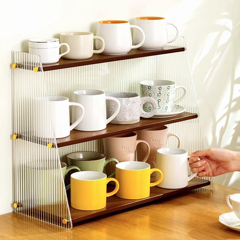 

High-End Light Luxury Cup and Wine Glass Holder Organizer