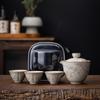 ZISIZ Portable Ru Ware Travel Tea Set