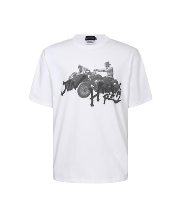 Surgery X Tekken Biker Graphic T-Shirt White White/S