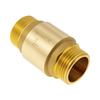 1 Inch Heavy Duty Check Valve - Bronze Backflow Preventer for Well Pump, Water Tank & Plumbing, Horizontal Flow One-Way Valve, Corrosion Resistant