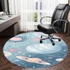 1PC space planets Non-Slip Floor Round carpet, Office, family, bedroom, Large Area Rug Indoor Rugs, Vibrant Colors-Z0438