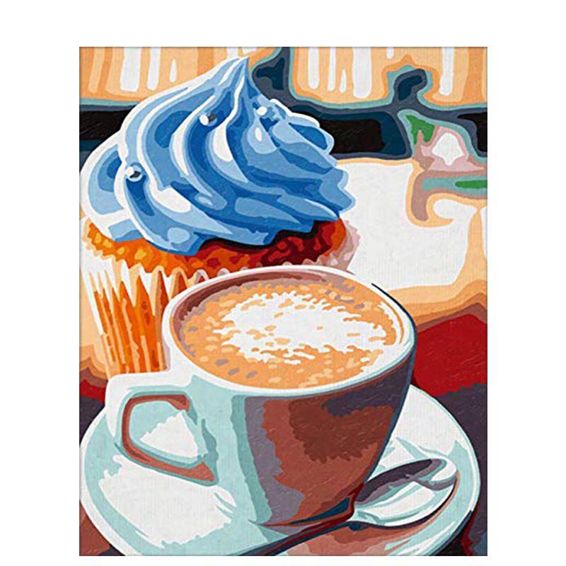 5d Diy Diamond Painting Coffee Cup Full Drill Pictures Of Rhinestones Decor Home Mosaic Landscape Diamond Embroidery