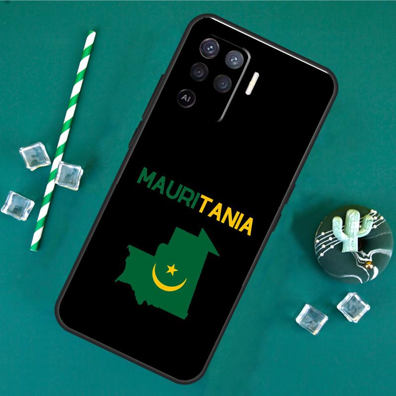 Mauritania Flag Phone Case For Oppo A18 A38 A58 A78 A98 A40 A60 A80 A91 A15 A17 A74 A94 A54 A57S A16 A76 A96