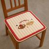 Cartoon Chair Cushion Anti-slip Dining Chair Pad Cute Plush Seat Cushion  Home Office