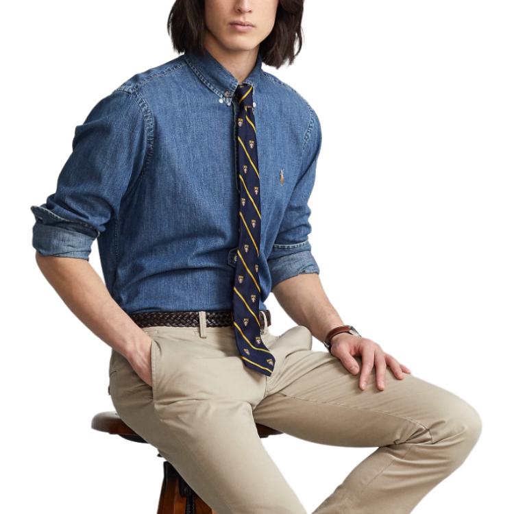 Polo Ralph Lauren Shirt Men's Blue MNBLDNMM4V10001-B82