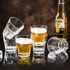 Octagonal Tempered Glass Drinking Glasses