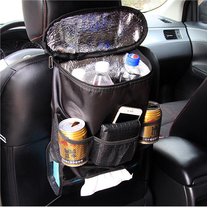 Multifunktionale Tasche zur Organisation der Rückseite des Autositzes