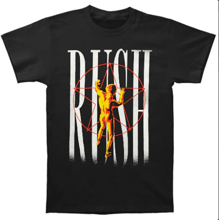 

Vintage Rush Rockk Ban Black men S M L 234XL D1116 Unisex T-Shirt XXL