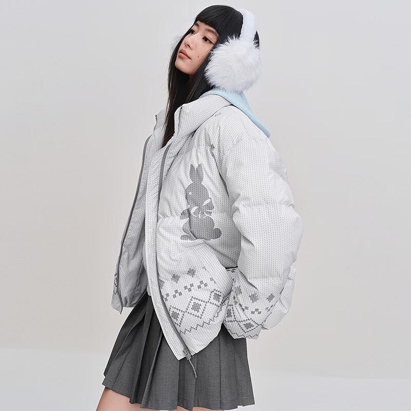 Ledin Women's Fair Isle Print Puffer Down Jacket