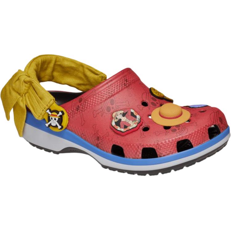 One Piece x Crocs Classic Clog Dětské Luffy Dětské Tenisky Červená Vícebarevná 212127-90H