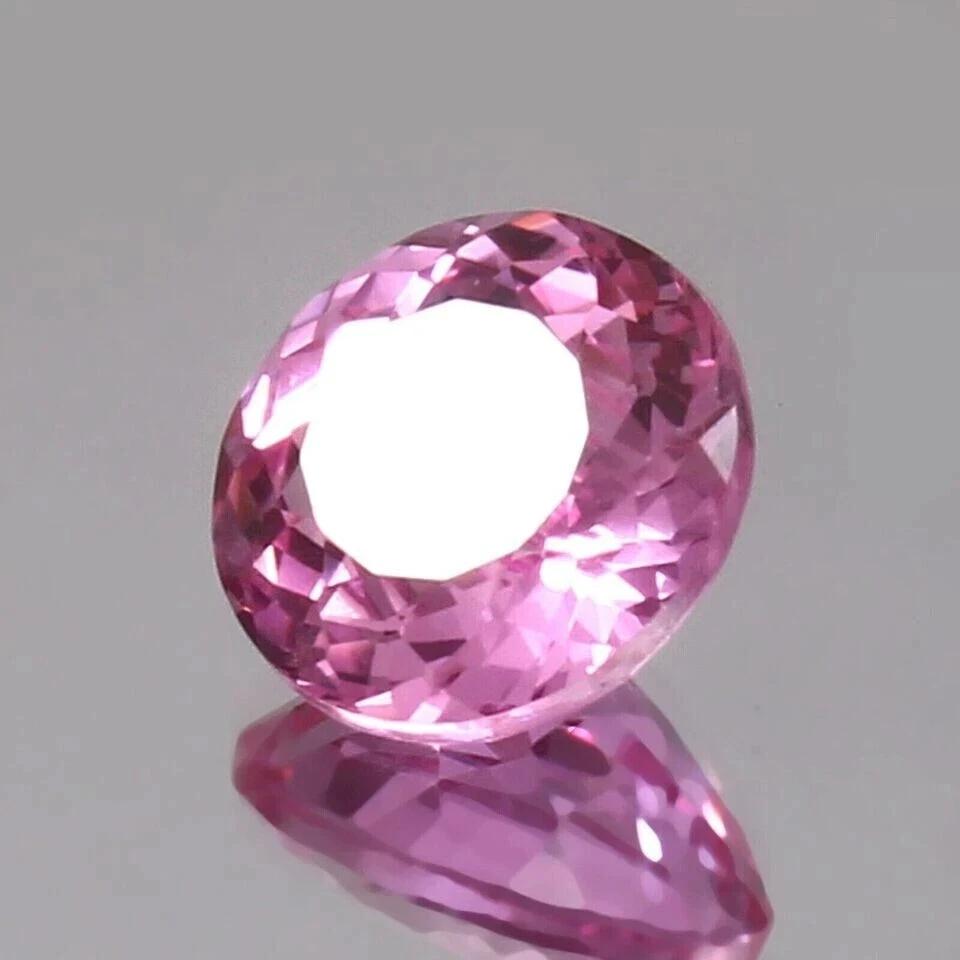 Natural Pink Sapphire Ceylon Round Cut 10-12 Ct Fabulous Loose Gemstone