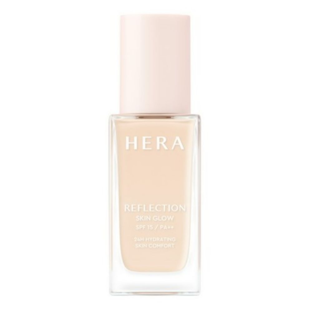 HERA Reflection Skin Glow Foundation 17N1 Radiant & Hydrating Neutral Beige Face Foundation 30g