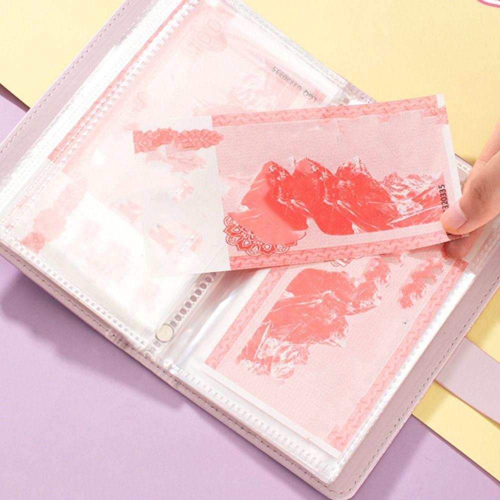 PU Leather Cover Password Lock Saving Notebook Budgeting Education Book  Financial Literacy