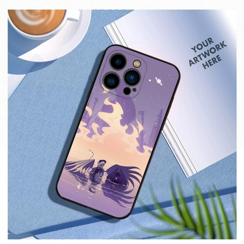 

M-Murder Drones N V Uzi Phone Case For iPhone15,14,13,12 Mini 11 Pro XR,X,XS,MAX 7,8 Plus Silicone Cover Soft Black iPhone12