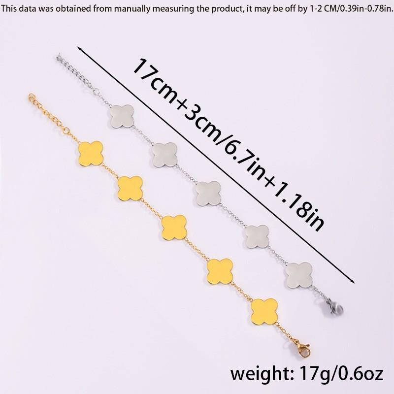 Korean Fashion Titanium Steel Diamond Inlaid Women's Luxury Bracelet