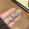 Melaleuca Champagner Ginkgoblatt Fächerförmige Ohrstecker: Elegantes und vielseitiges Design im leichten Luxussegment