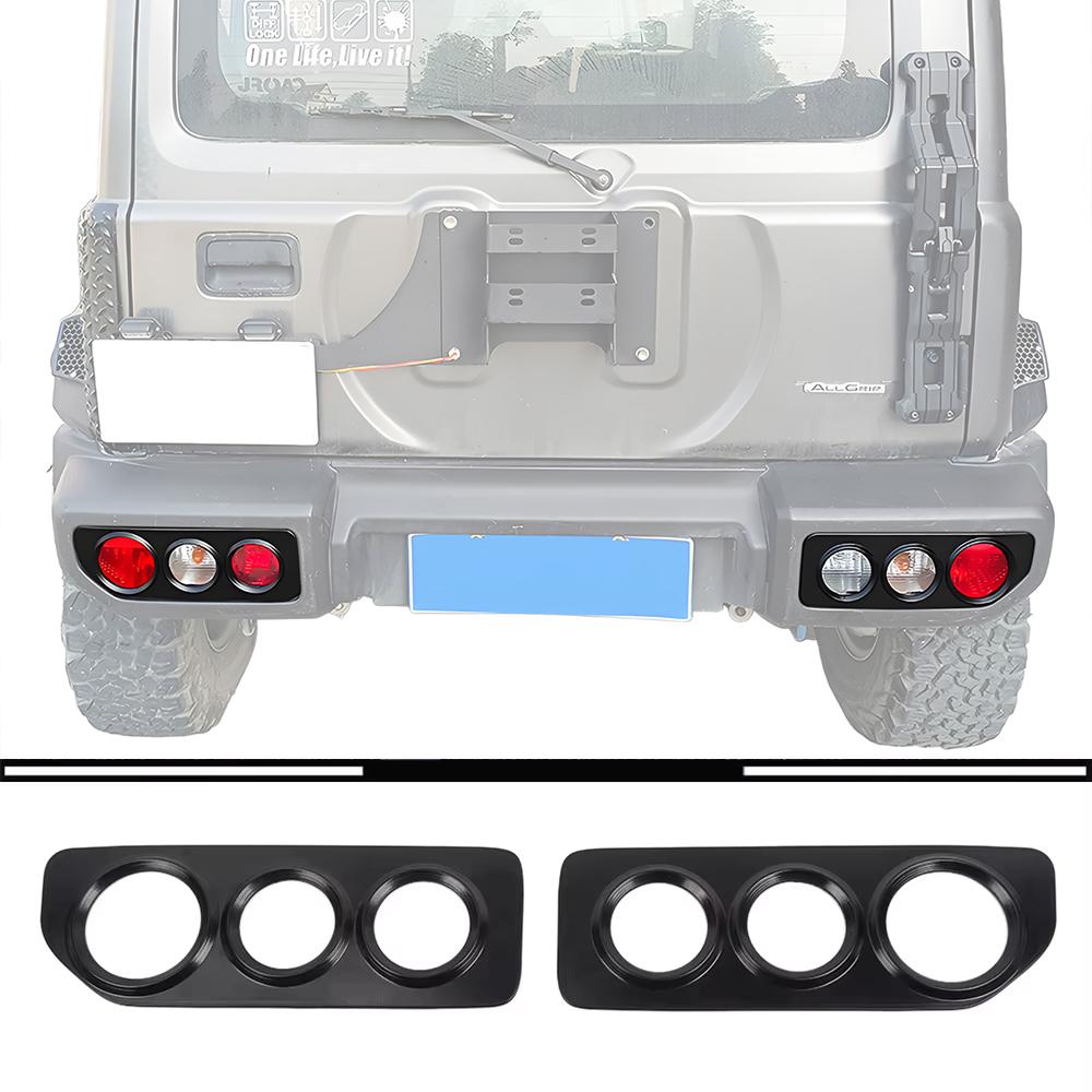 Headlight Taillight Fog Light Cover Set For Suzuki Jimny Jb64w Jb74 2019-2026 Car Light Guard Covers Exterior Accessories
