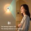 LED intelligent clock Night Lamps Wall Light Remote Contro Human Body Sensing spotlight Bedroom Bedside Charging Small Wall Lamp