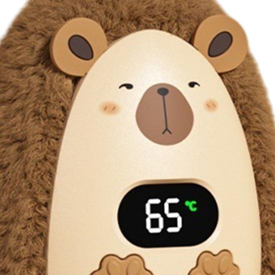 Hand Heater for Commuting Cute Plush Heater, Rechargeable Electric Portable Pocket Soft Mini Warm Winter Outdoor And Office Use Cold Weather Relief
