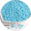 2x4mm Solid Color Glass Peanut Beads for DIY Jewelry & Hair Accessories