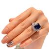 Schmuck Ring Farbe Schatz Beliebtes Temperament Schmuck Retro Ring Hauptstein 10 * 12