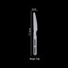 Titanium Ultralight 3-Piece Camping Cutlery Set: Knife, Fork, Spoon for Outdoor Travel & Hiking