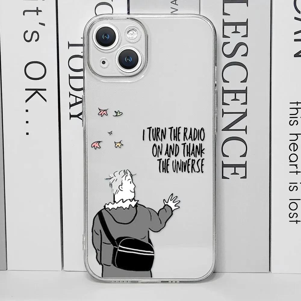 Heartstopper Handyhülle für IPhone 16 15 14 11 12 13 Pro Max XS SE2 7 8 15Plus Charlie Nick Transparentes Silikon Weiche Rückseite
