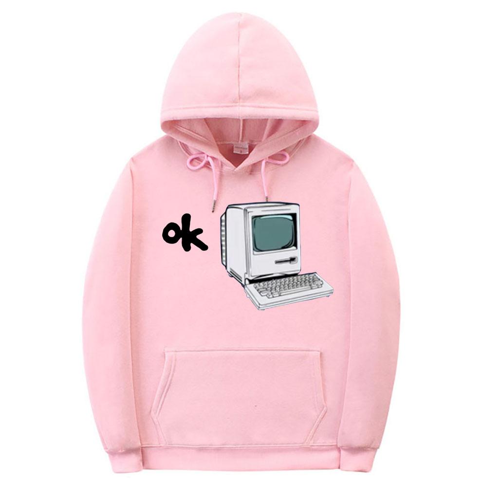Radiohead Ok Computer Britse Rock Band Grafische Hoodie Album Bedrukte Hoodies Mannelijke Punk Sweatshirts Unisex Vrouwen Zwart Streetwear