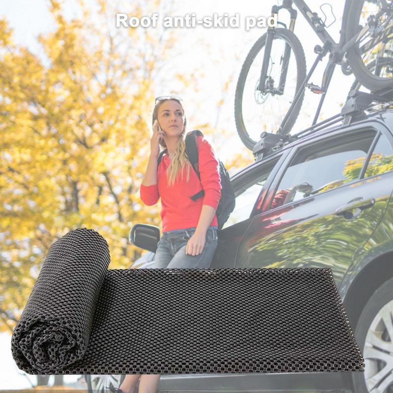 Car Non-Slip Mat Multipurpose Universal Black Protective Mat PVC Custom Protective For Cars Caravans Use Anti Slip Mat Cab Trunk