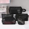 1Pcs Hot Mini Transparent Heart Makeup Bag Women Portable Lipsticks Cosmetic Storage Pouch Black Clear Cute Small Make Up Bag