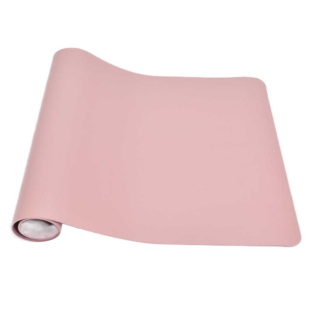 Computer Desk Pad Waterproof Two Color Double Sided Leather Desk Pad for Office and Home