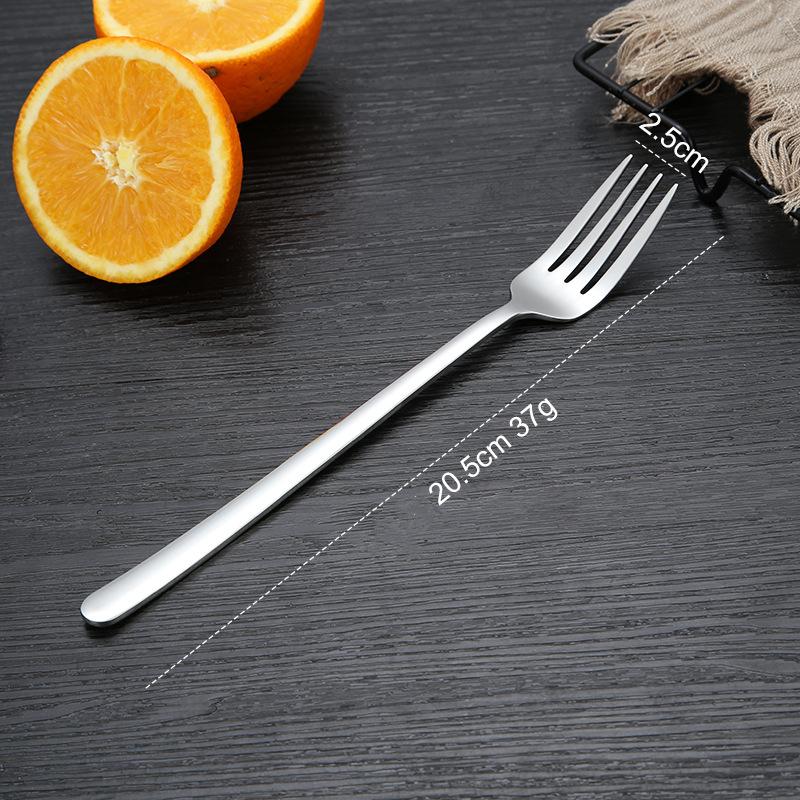 1PC Silber Löffel Gabel Verschiedene Größen Edelstahl Lange Griff Kaffee Eis Dessert Trinken Tee Scoop Küche Besteck