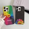T-Takashi M-Murakami Phone Case For iPhone 17 16 15 14 Plus 13 12 11 Pro Max Pro Wave Corrugated Cover