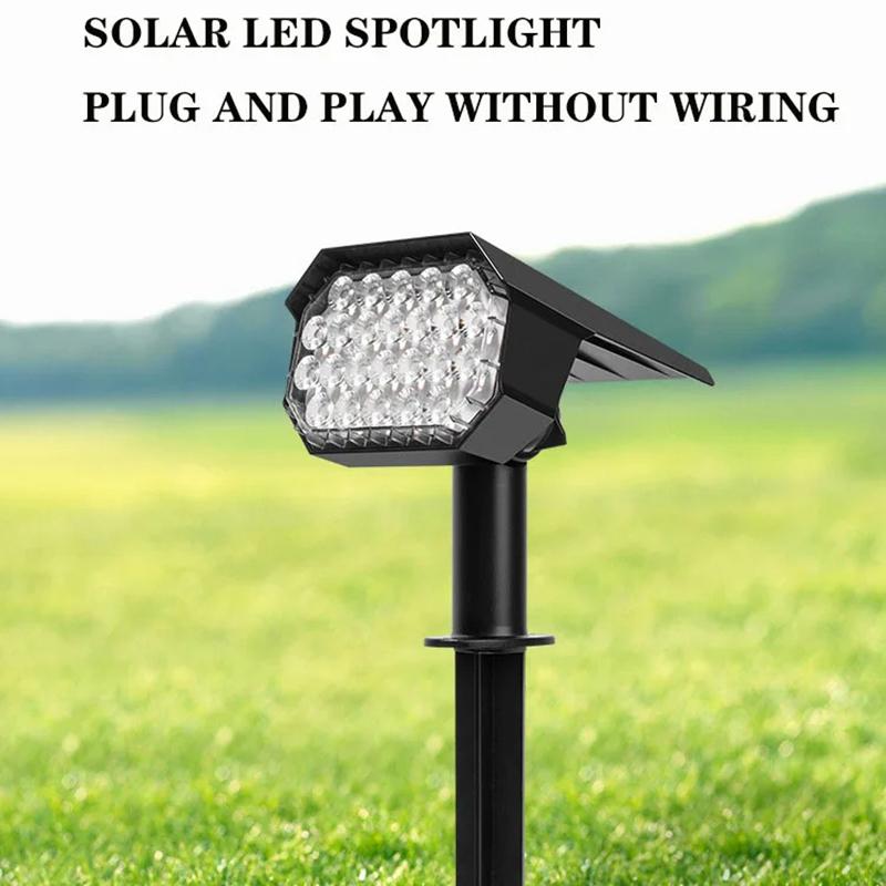 

YH0528 4Pcs Solar Powered Landscape Light Lawn Ground Lamp for Outdoor Garden A