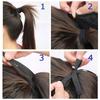 Long Tail Straight Hair Clip Wig Ponytail With Hair Clip, Synthetic Ponytail, Black, Brown, Headdress