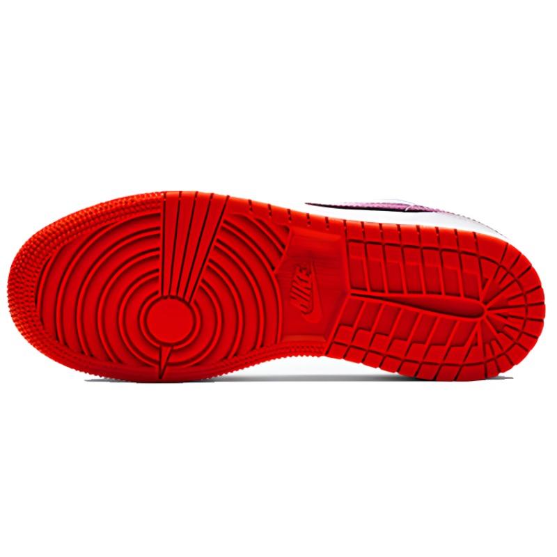 Jordan 1 Low GS White Berry 554723-161