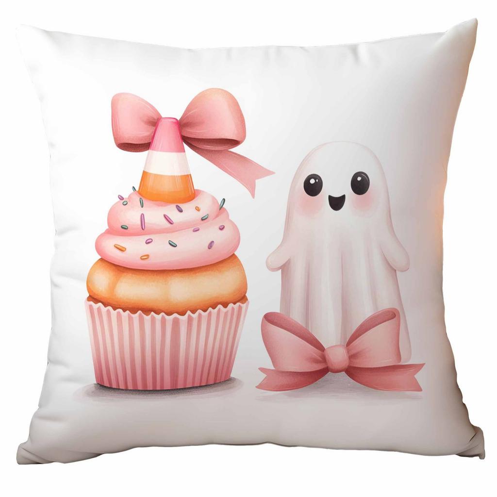 New Pink Halloween Pillow Cover Festive Home Cushion Pillow Cover Ornament Premium Durable Quality Useful Practical