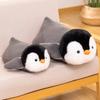 Cute Soft Lying Penguin Doll Rag Doll Aquarium Little Penguin Doll Children Accompany Soothing Rag Doll