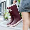 New Korean Version of Fashion Personality Internet Celebrity Contrasting Rain Shoes Men and Women Summer Outdoor Waterproof Parent-child Rain Boots