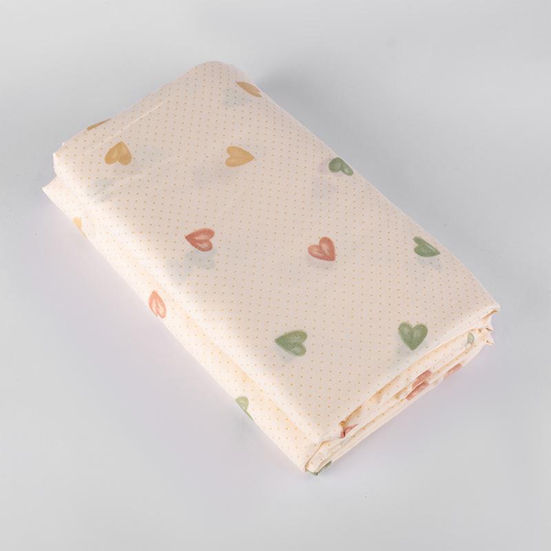 Baumwoll-Seiden-Steppbettbezug mit innerer Wattefüllung