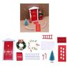 Mini Christmas Tree Ladder Carpet Decorations Miniature Dollhouse Accessories