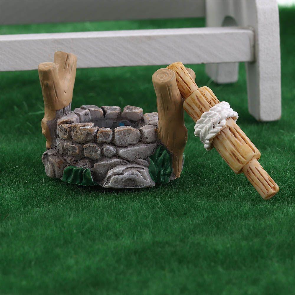 Garten Miniaturtopf Ornament Berg Hof Harz Schöner Rasen Mini Bonsai Retro Figuren Landschaft Handwerk Heimdekoration