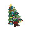 Kids Christmas Decoration for Preschool Classroom Felt Tree Set Removable Ornaments Creative Holiday Gift