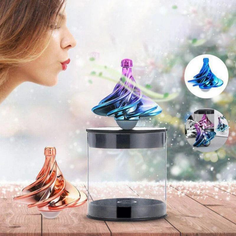 Funny Desk Wind Blowingtoy Rotating Pocket Toy Fidget Kinetic Spinner Adult Stress Relief Toys For Children Birthday Xmas Gift