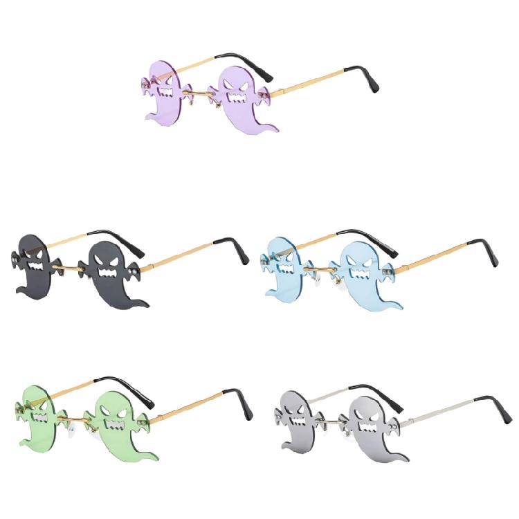Metal Frameless Party Eyeglasses Halloween Eyewear for Kid Adult Halloween Party