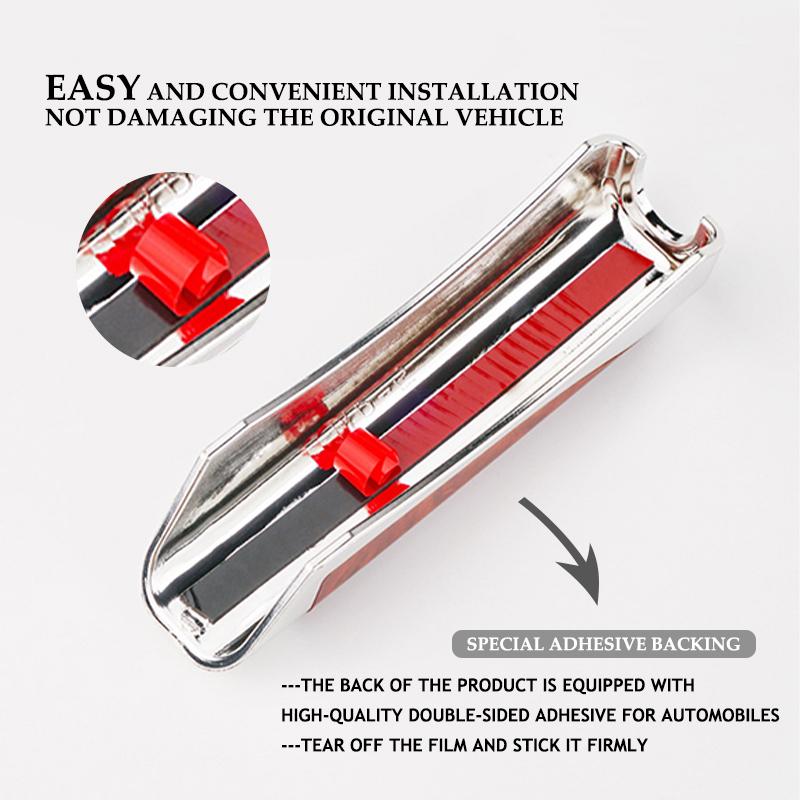 AAACD1 Car Handbrake Grip Protector Cover ABS SUV Interior Accessory For BMW Performance Alpina iX7 X1 X2 M3 M6 X3 X4 X5 X6 E62