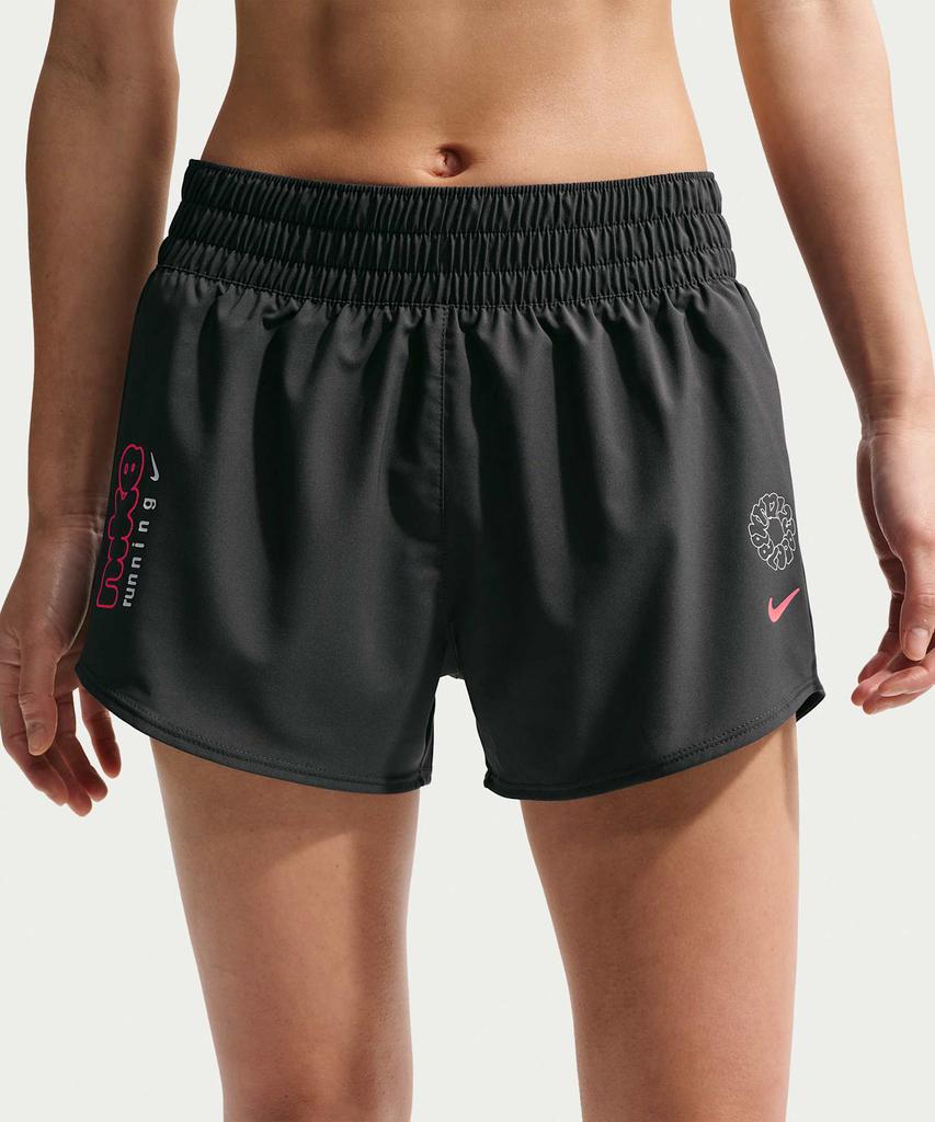 NIKE One Dry Fit Mid-Rise 3-Inch Brief Lined Running Shorts W - Anthracite / Ir6603-060